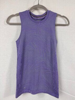 Smartwool Intraknit Merino Base Layer Cycle Tank Top, Women's S, Purple